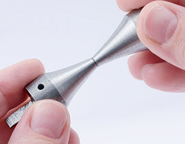 Both sides of the mandrel now connected